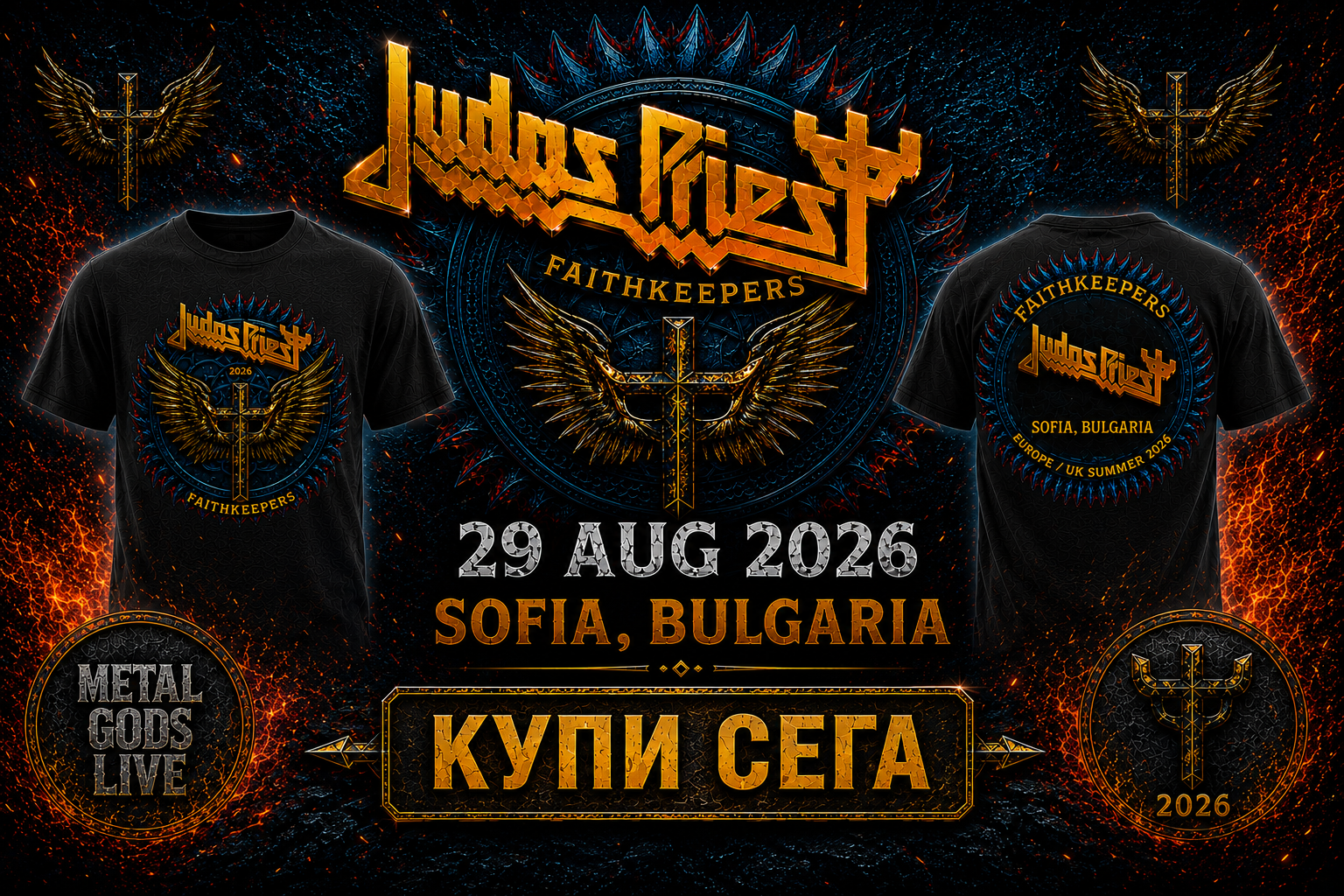 ТЕНИСКИ - JUDAS PRIEST 2026